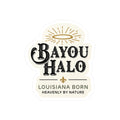 Bayou Halo Vinyl Sticker — "Louisiana Born, Heavenly By Nature"