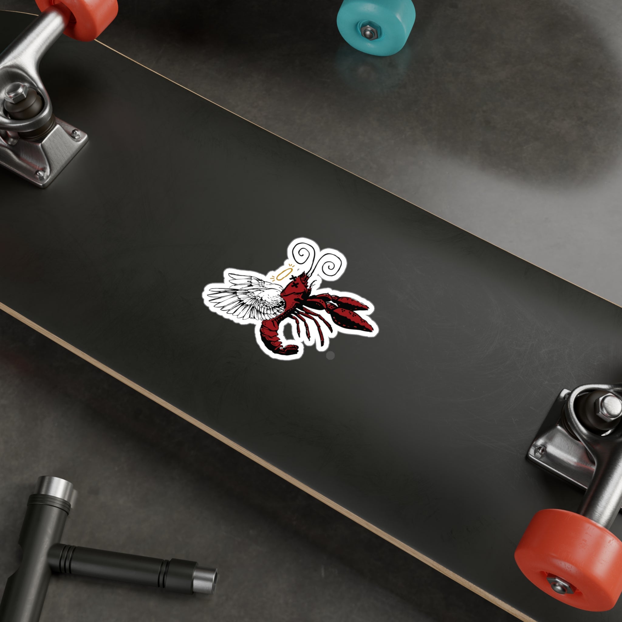 Heavenly Crawfish Vinyl Sticker