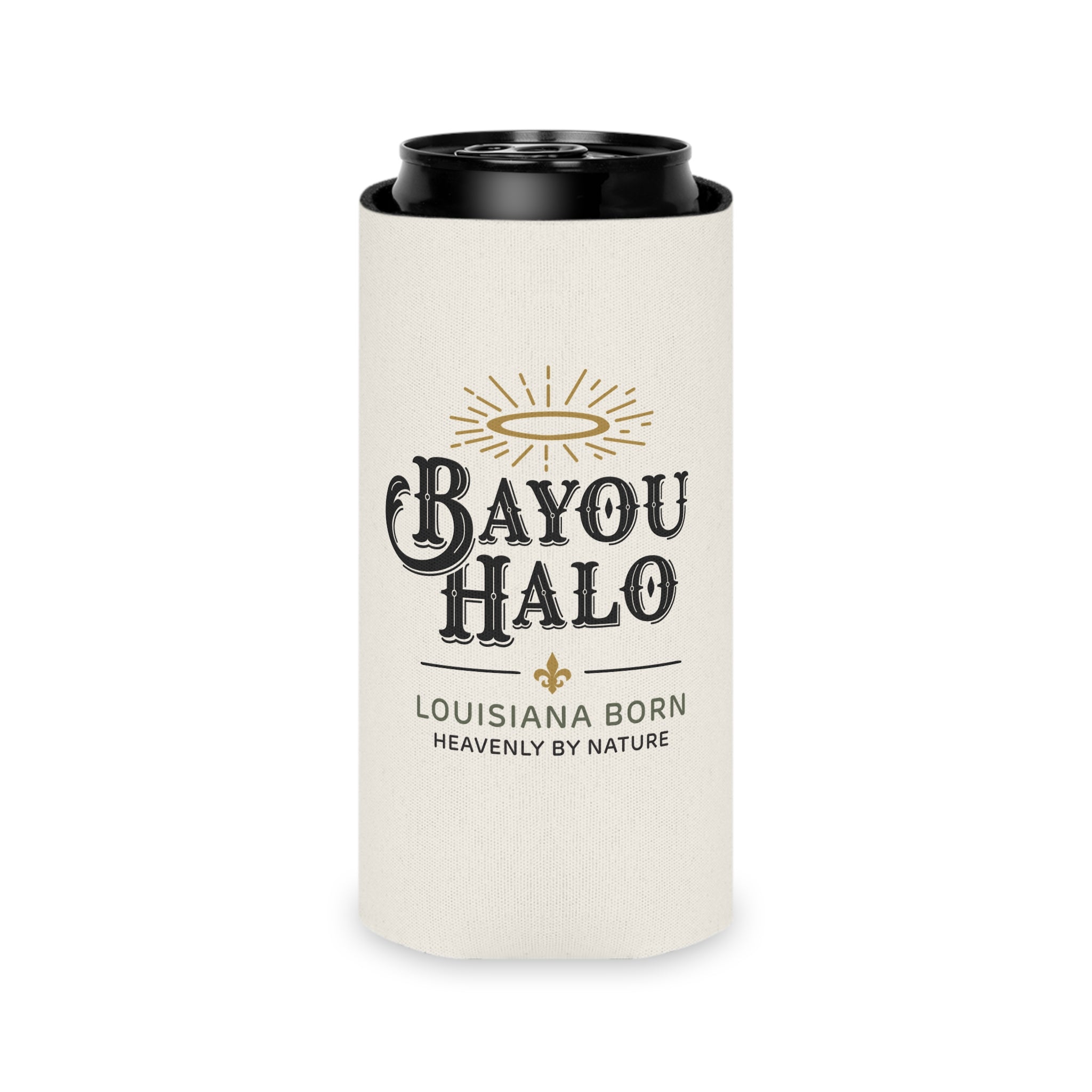Bayou Halo Can Cooler