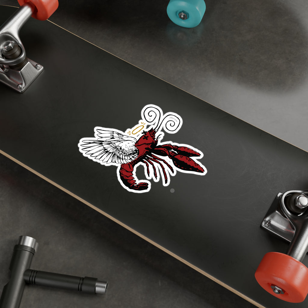 Heavenly Crawfish Vinyl Sticker