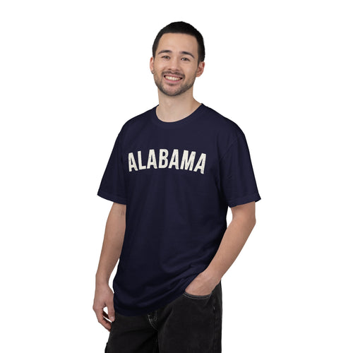 Alabama Arch Tee - Bone Color Lettering