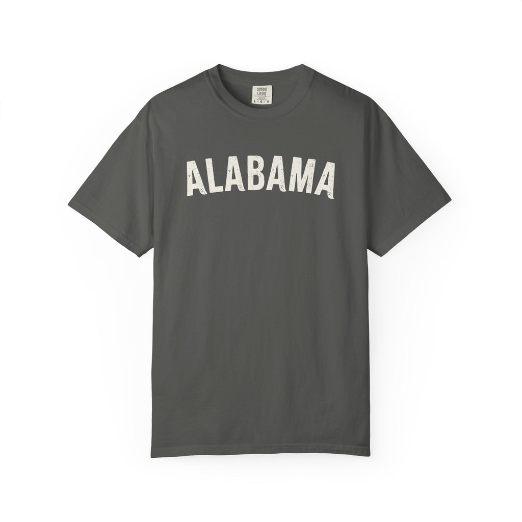 Alabama Arch Tee - Bone Color Lettering