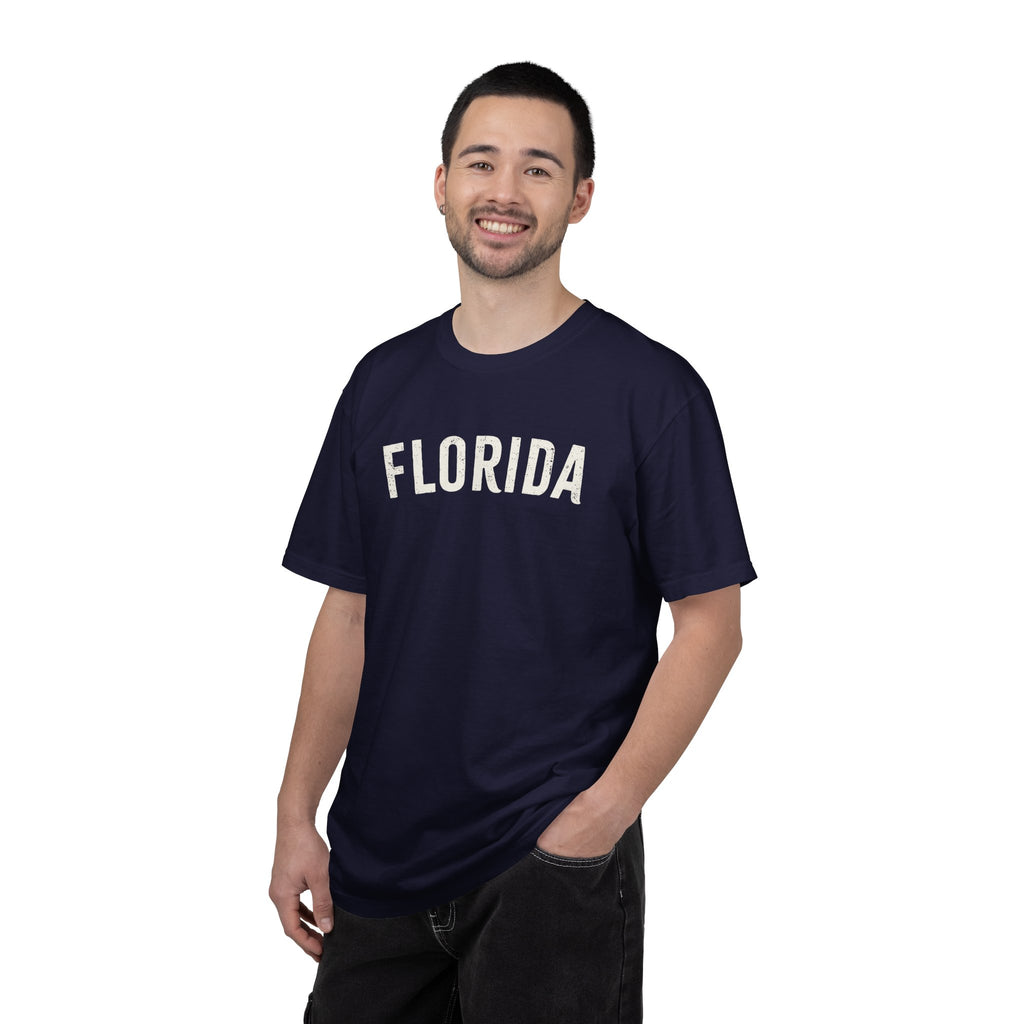 Florida Arch Tee - Bone Color Lettering