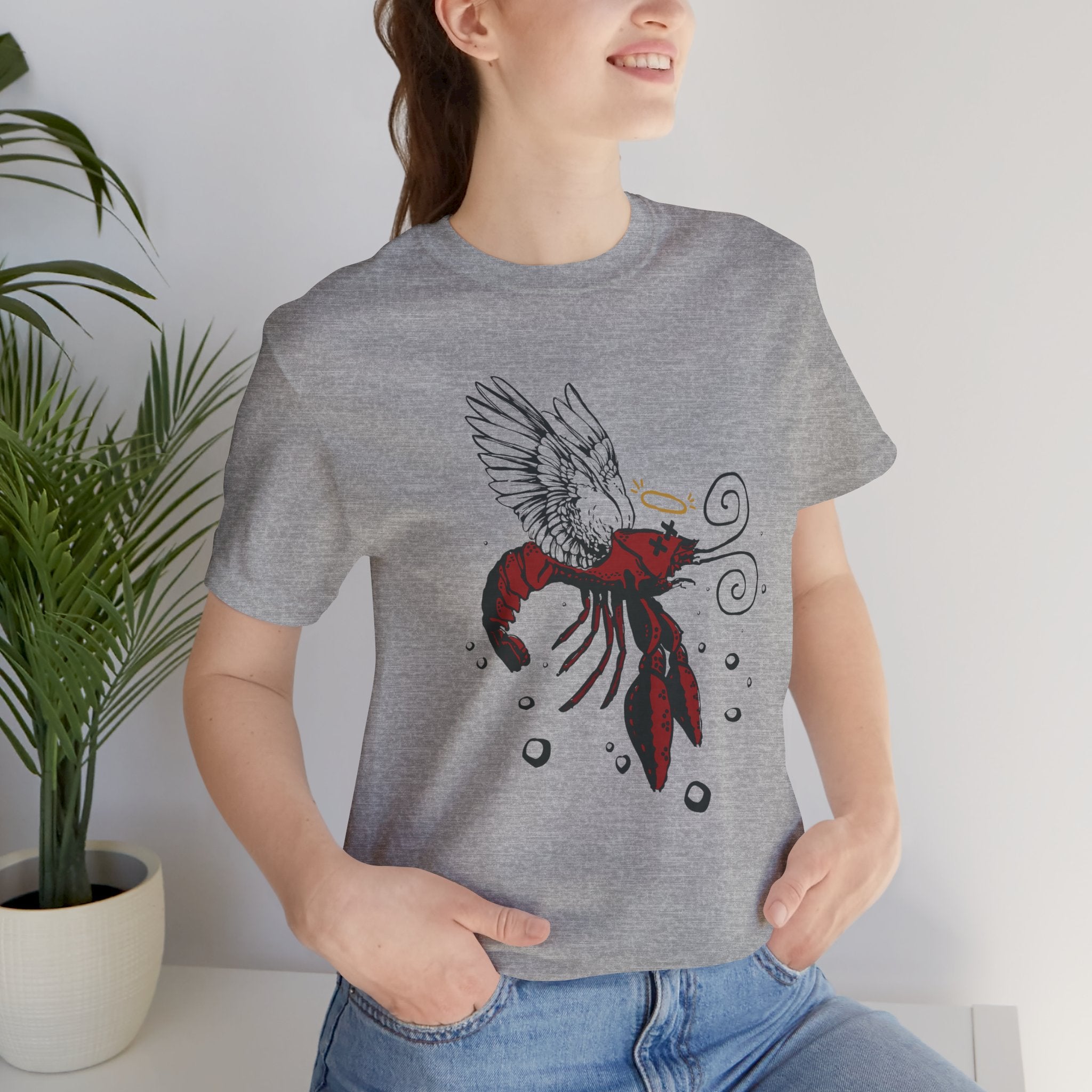 Heavenly Crawfish Graphic T-Shirt