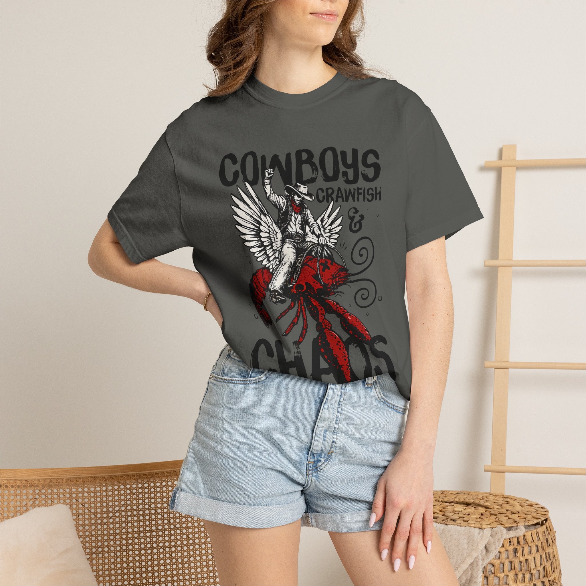 Cowboys, Crawfish & Chaos Graphic T-Shirt