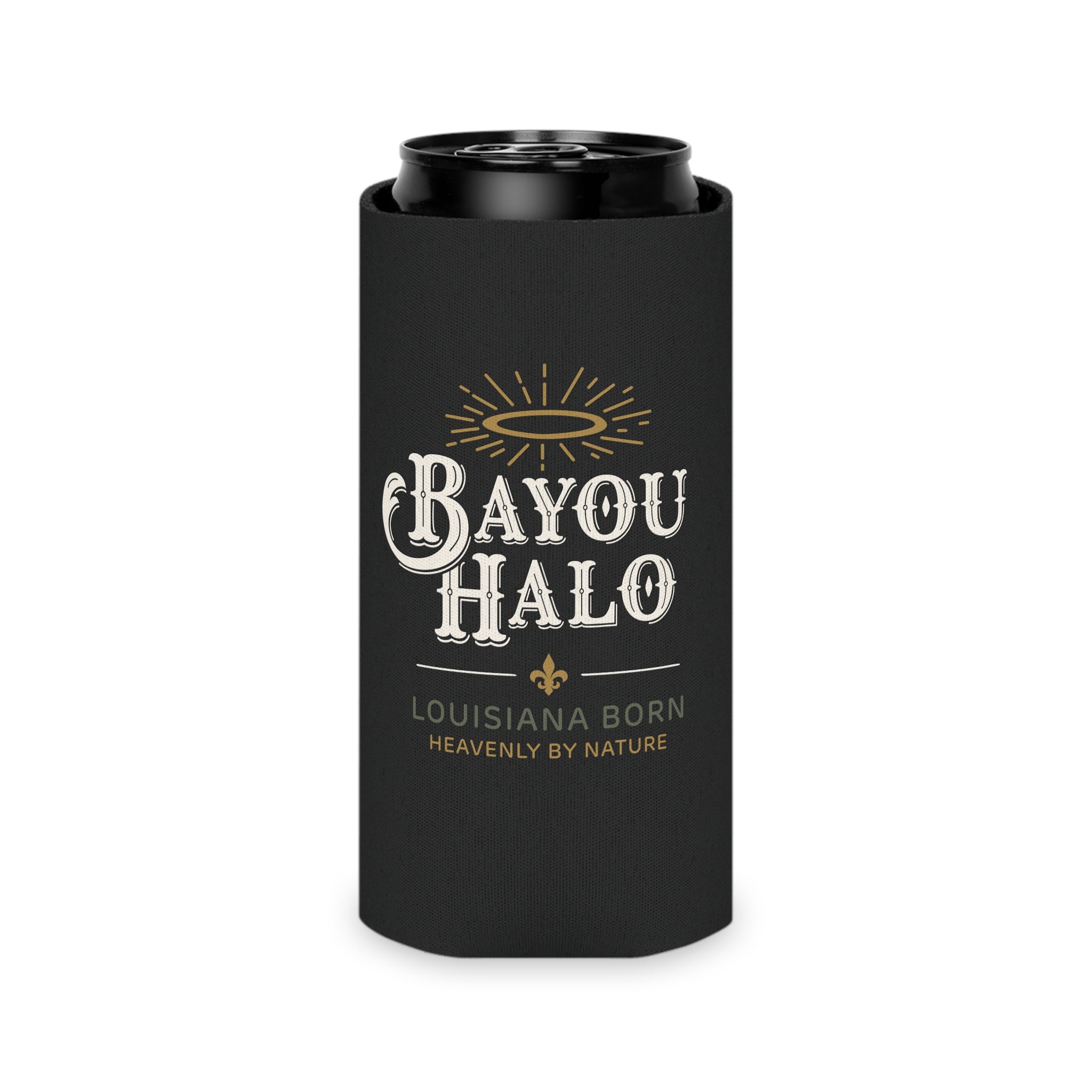 Bayou Halo Can Cooler