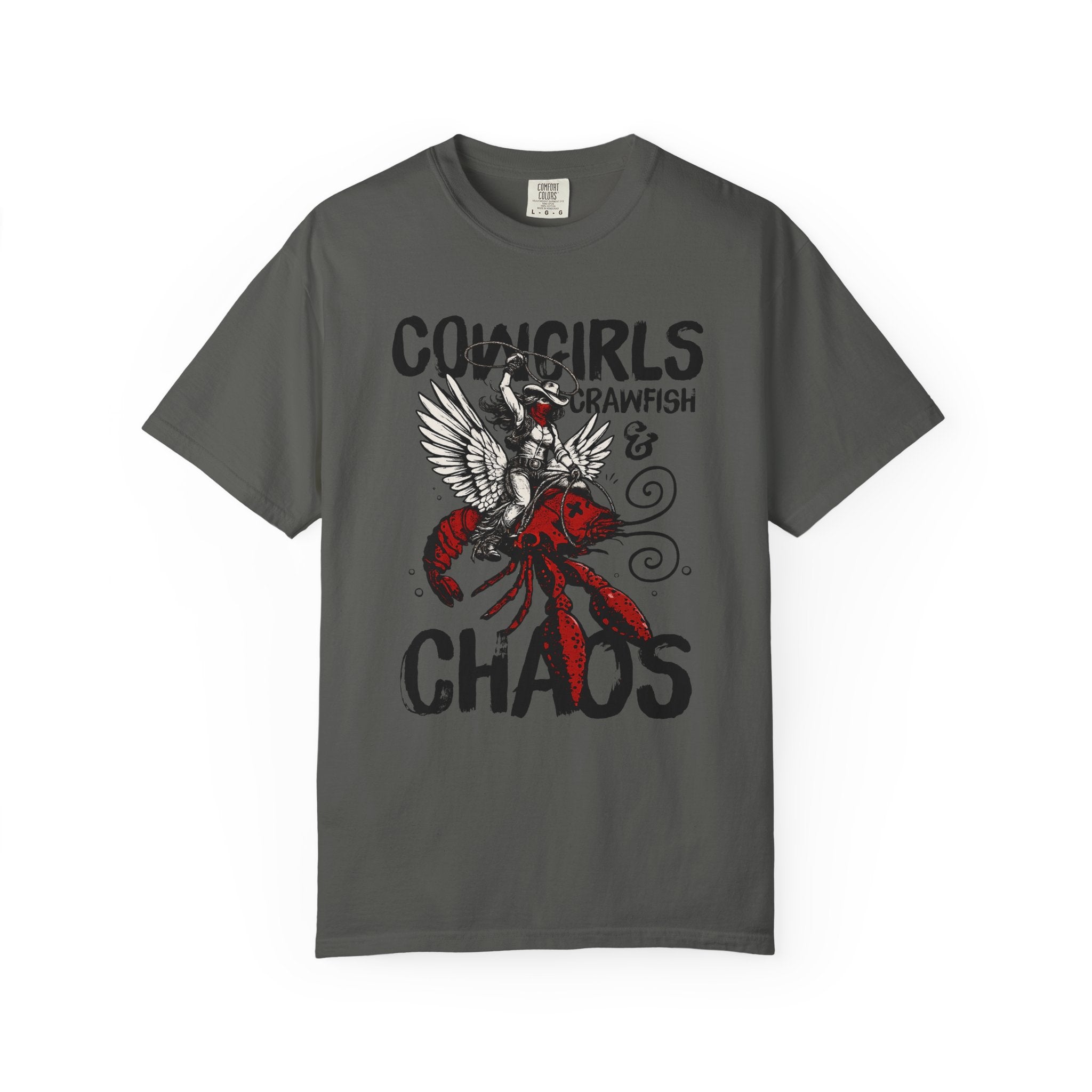 Cowgirls, Crawfish, and Chaos Graphic T-Shirt
